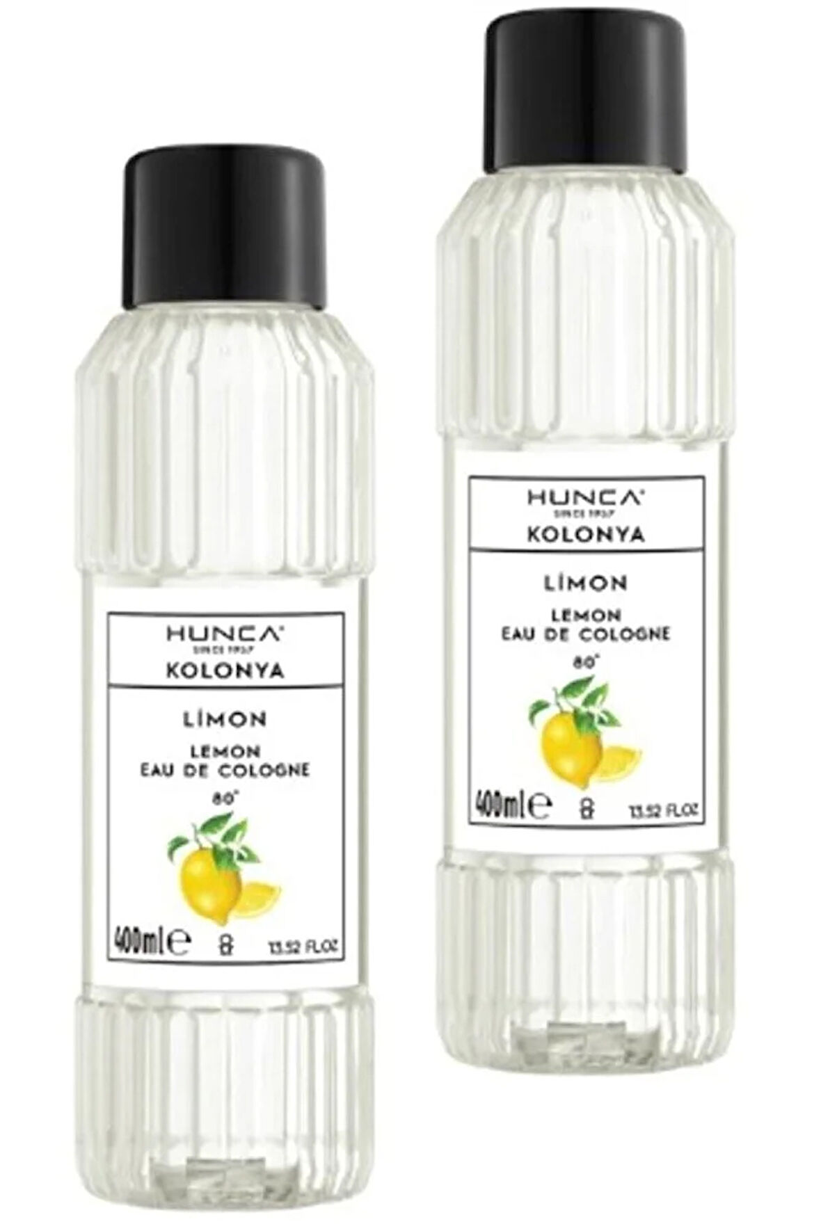 Limon Kolonyası 2Lİ SET- 80 Derece Pet Şişe 400 ml