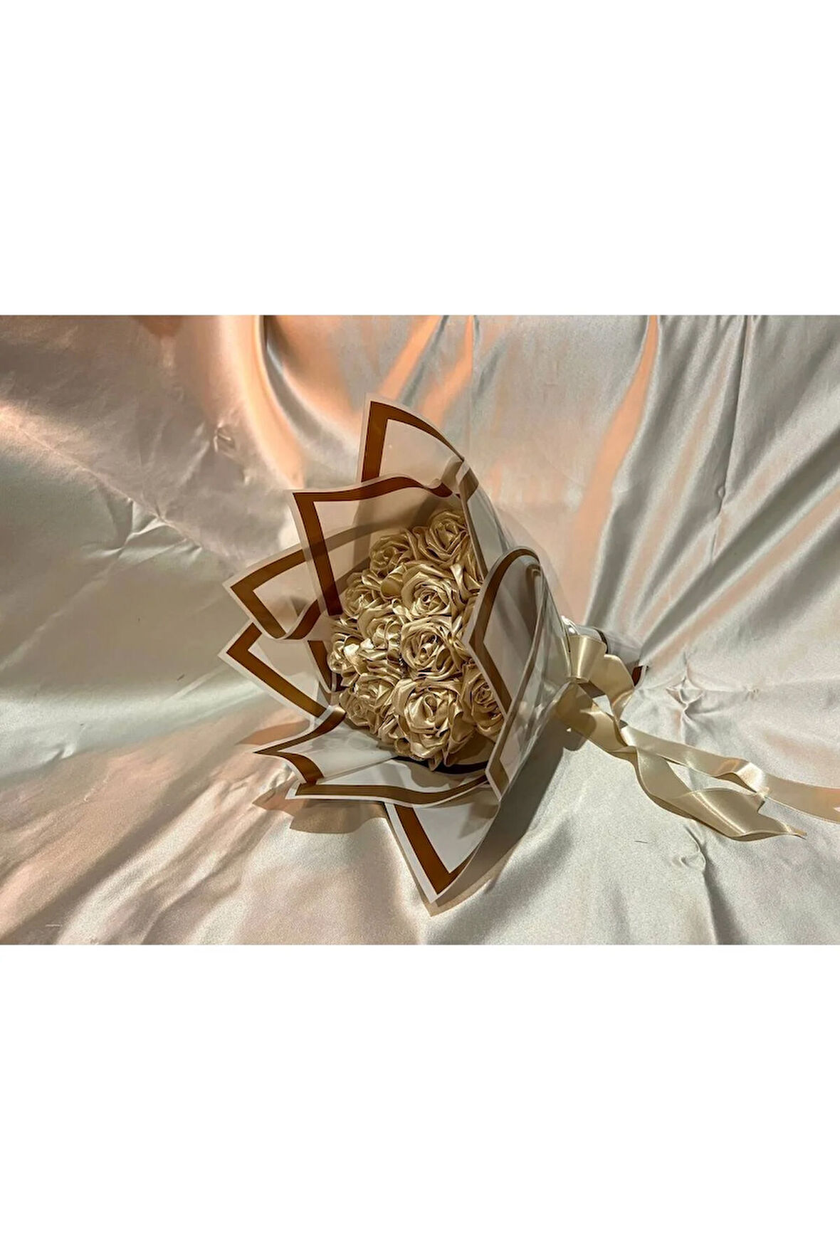 11 li Söz Nişan Kız isteme Sevgili Kumaş Yapay Solmayan Gül Buketi