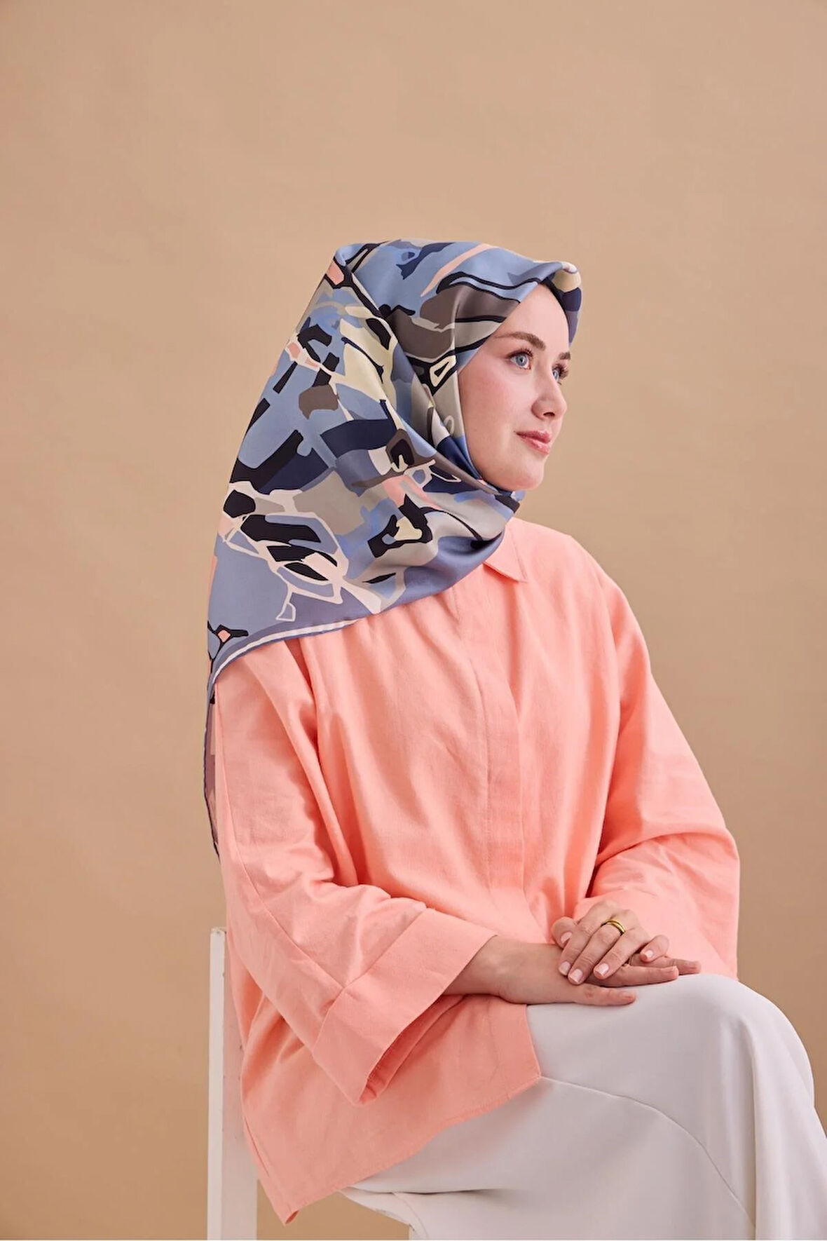 Twill İpek Eşarp 11475-46