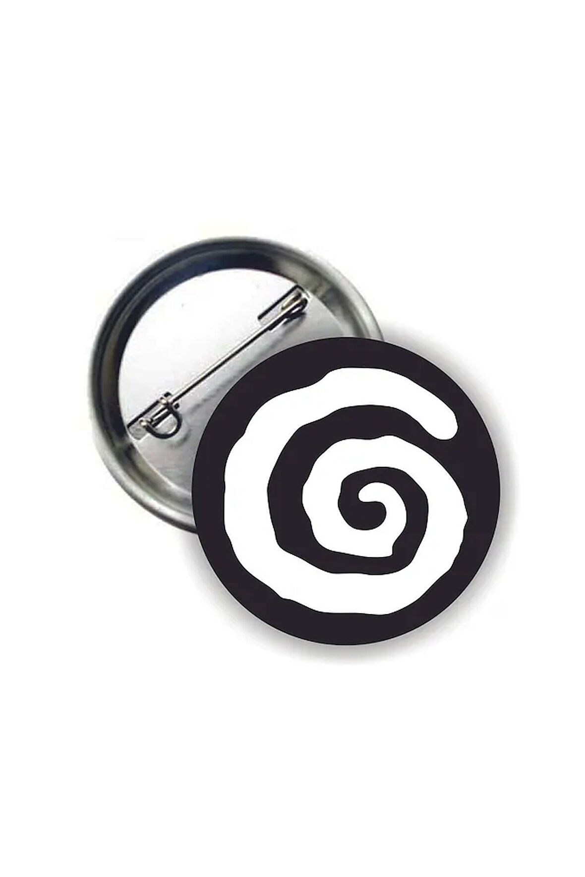 Spiral Y2k Grunge Style Buton Rozet