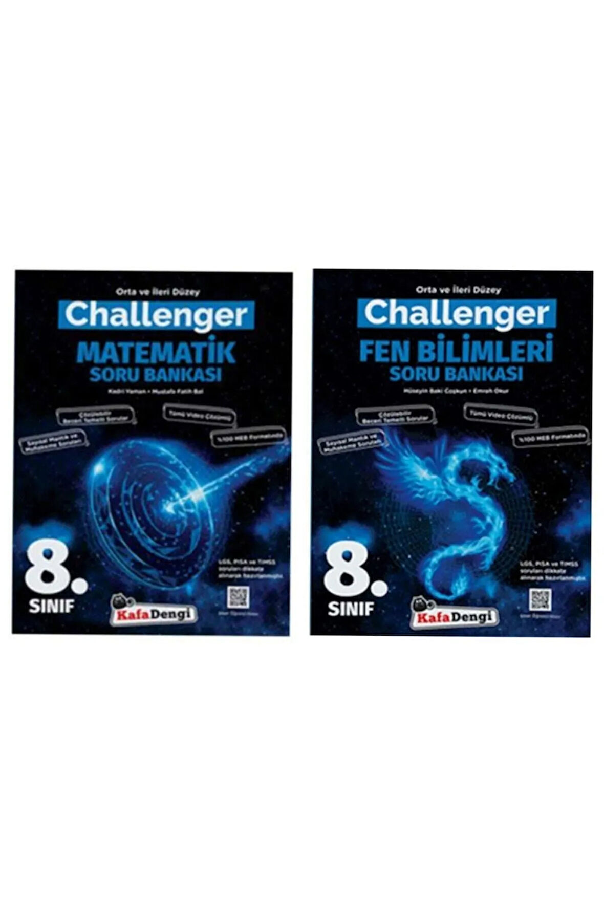 Kafadengi 8. Sınıf Lgs Challenger Serisi (zor) Matematik + Fen Soru Bankası 2021