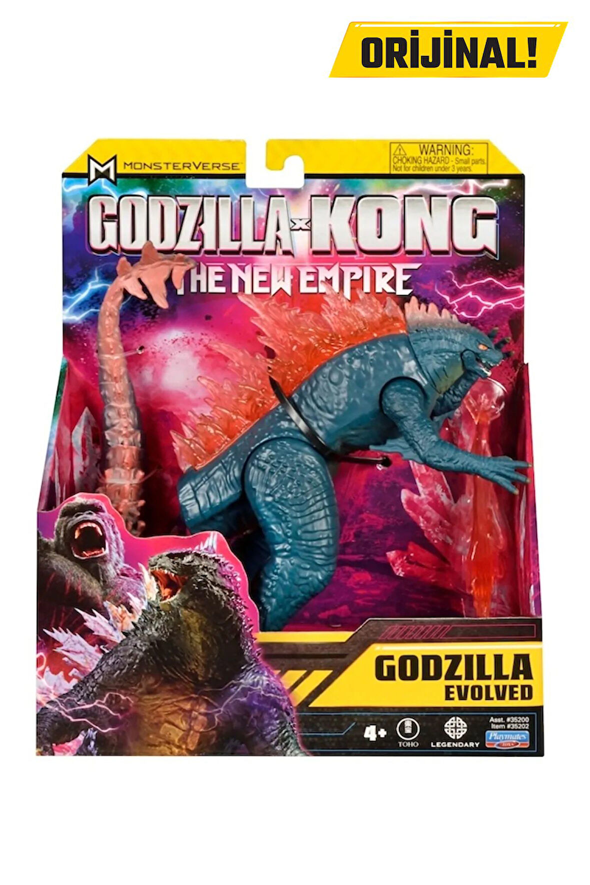 ve Kong Aksiyon Figür Godzilla Evolved 15 Cm