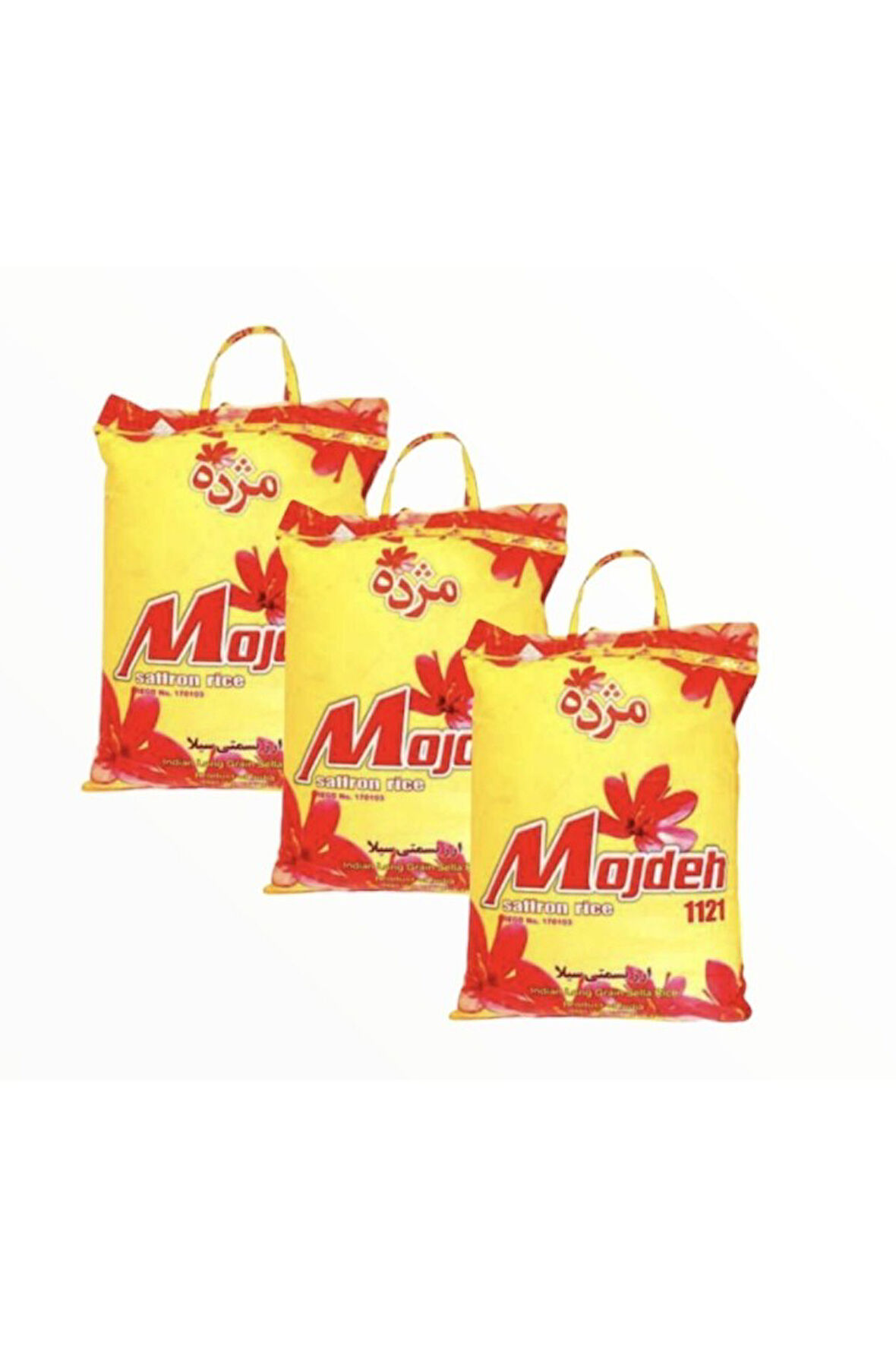 Mojdeh Müjde 1121 Safran Aromalı Hint Pirinci 3 X 5 Kg Pirinç