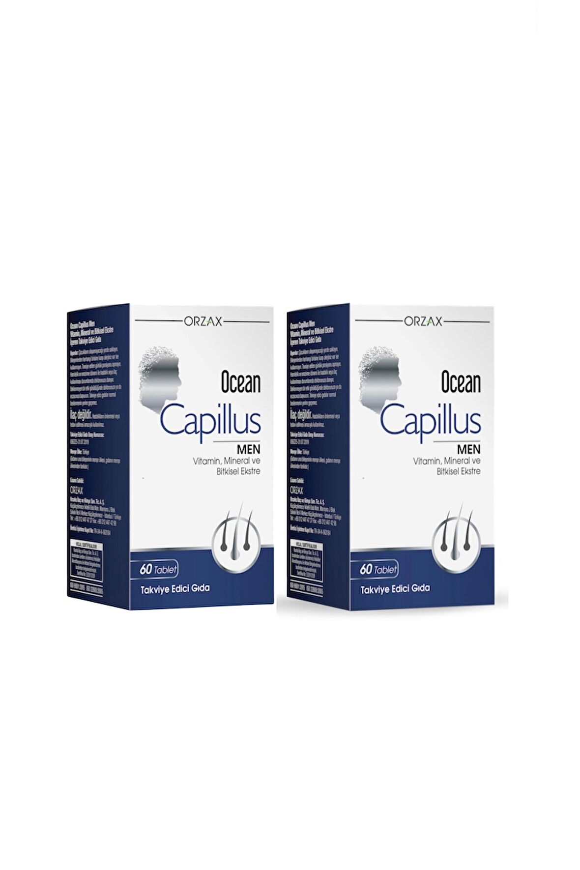 Orzax Capillus Men 60 Tablet 2 Adet