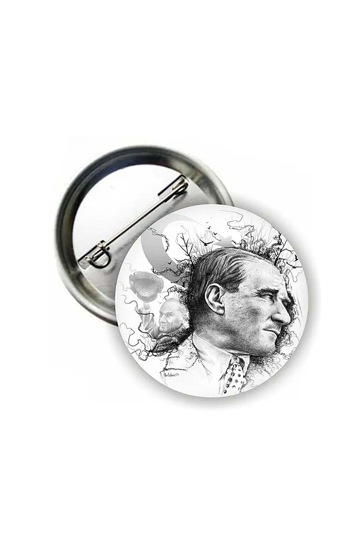 Mustafa Kemal Atatürk Buton Rozet