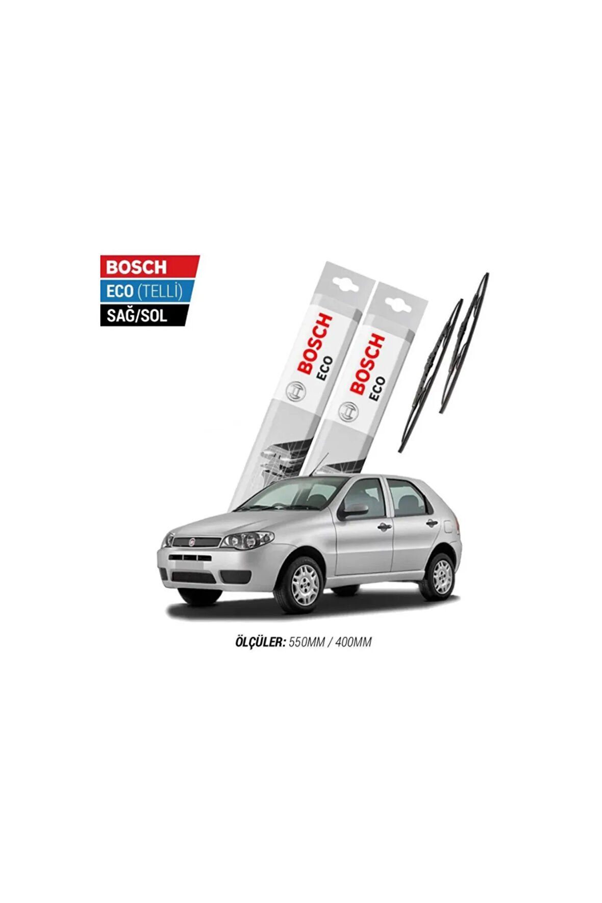 Fiat Palio 2004 Model Silecek Takımı Bosch Eco (Telli)