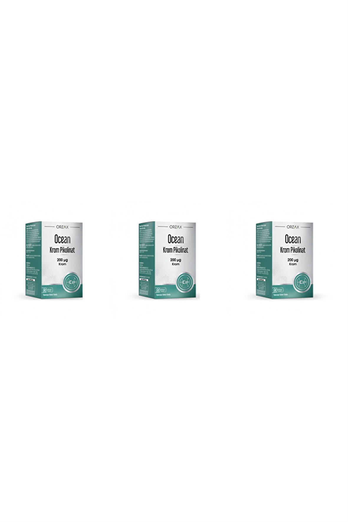 Ocean Krom Pikolinat 200 Mcg 90 Kapsül 3 Adet