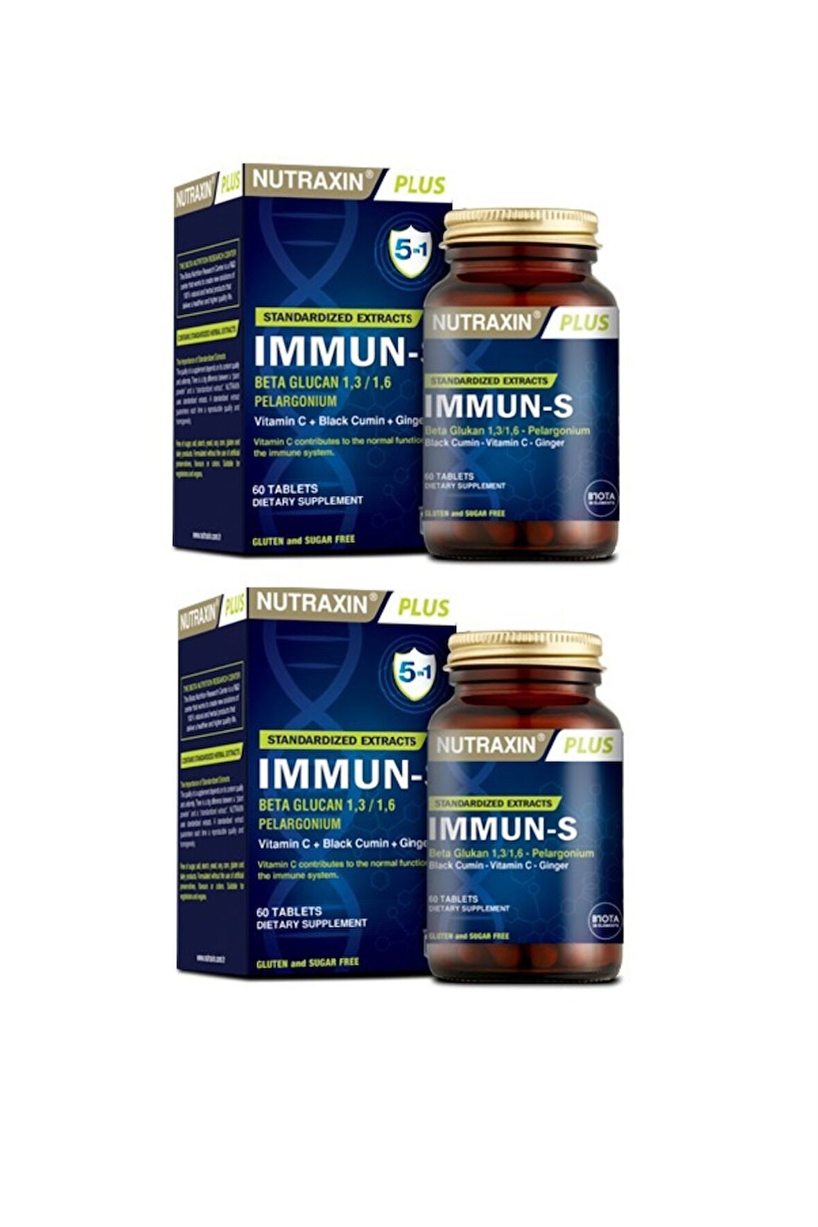 Nutraxin Immun-S 60 Tablet 2 Adet