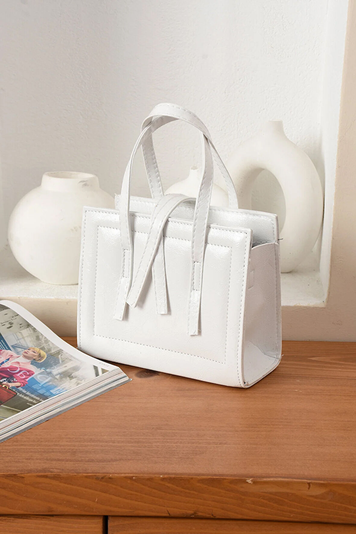 Lüks Reyhani Kutu Çapraz Askılı El Ve Omuz Çantası