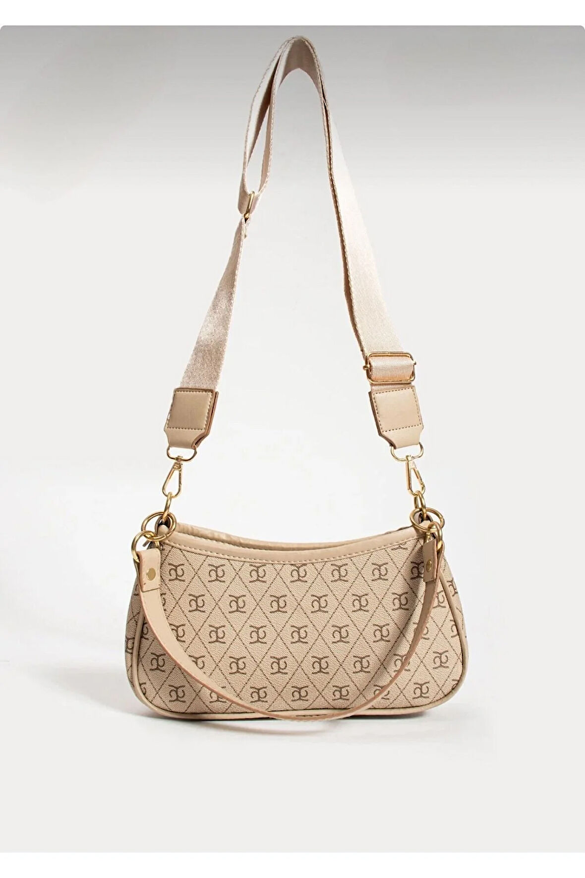 Kadın desenli omuz çantası