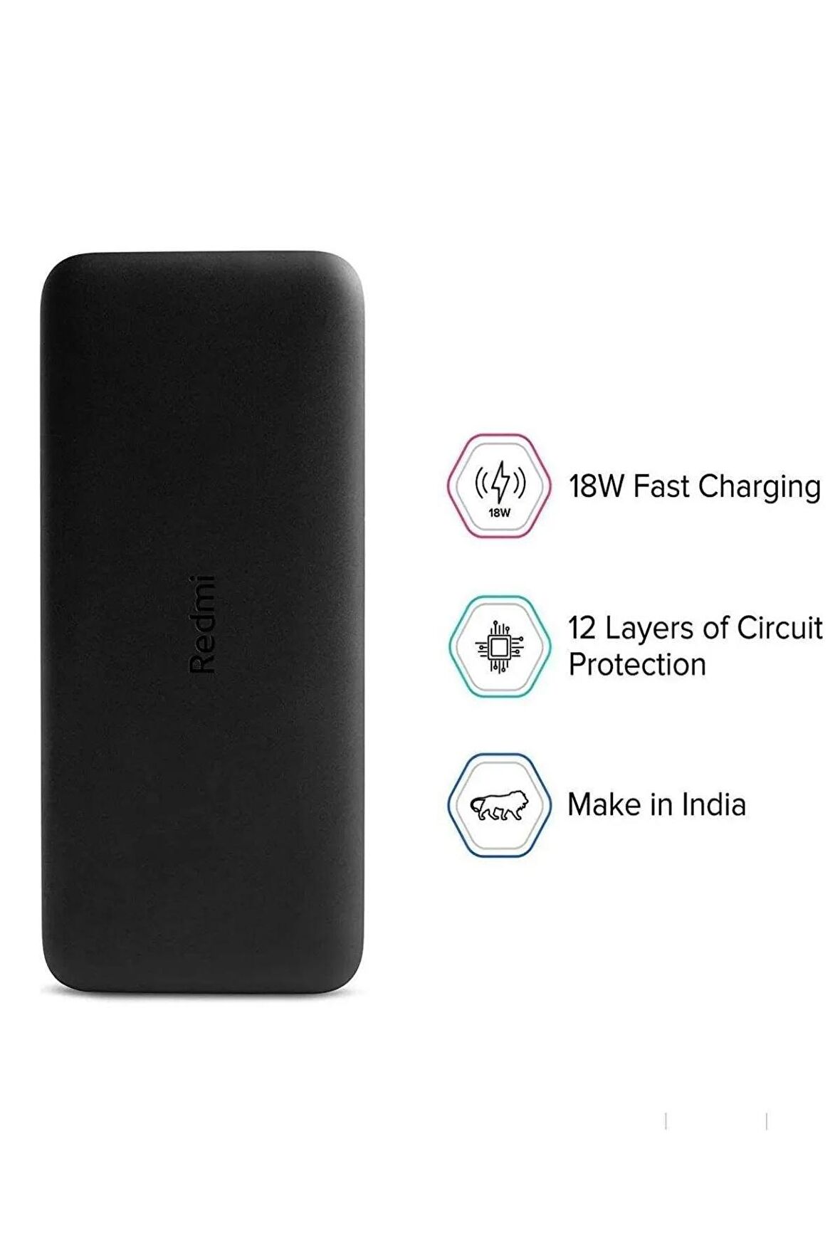 Redmi 20000 Mah Charge 3.0 Taşınabilir 18w Hızlı Şarj