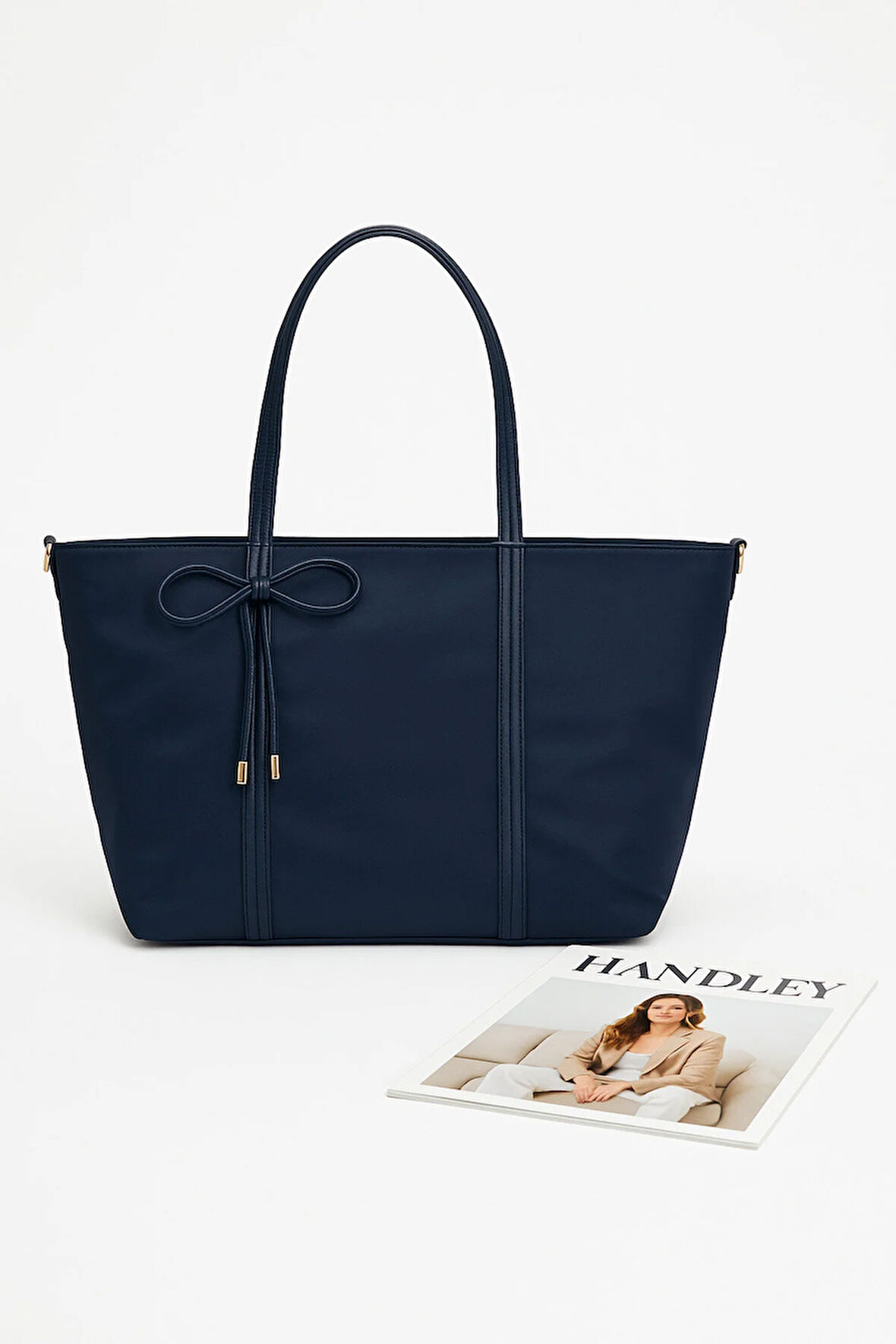 Luxe Bow Tote Omuz Çantası