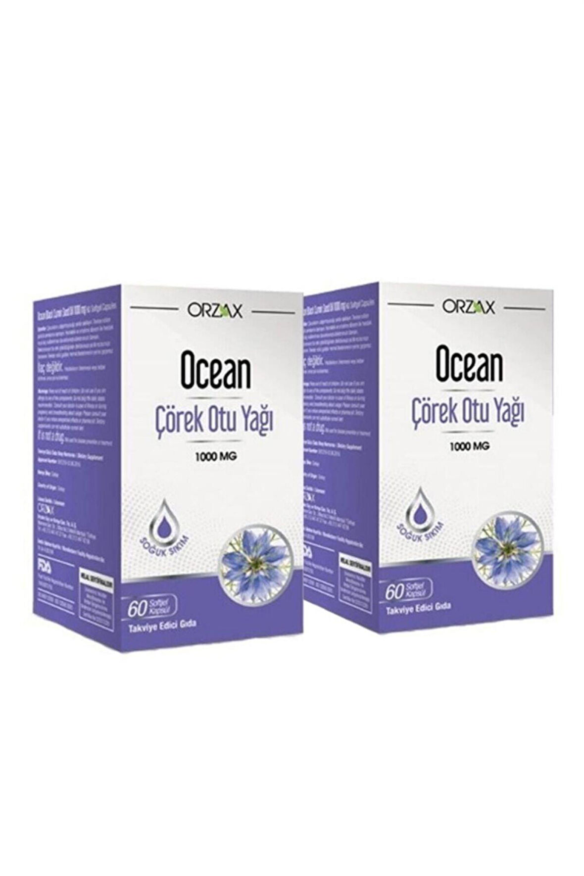 Ocean Çörek Otu Yağı 60 Kapsül 2 Adet