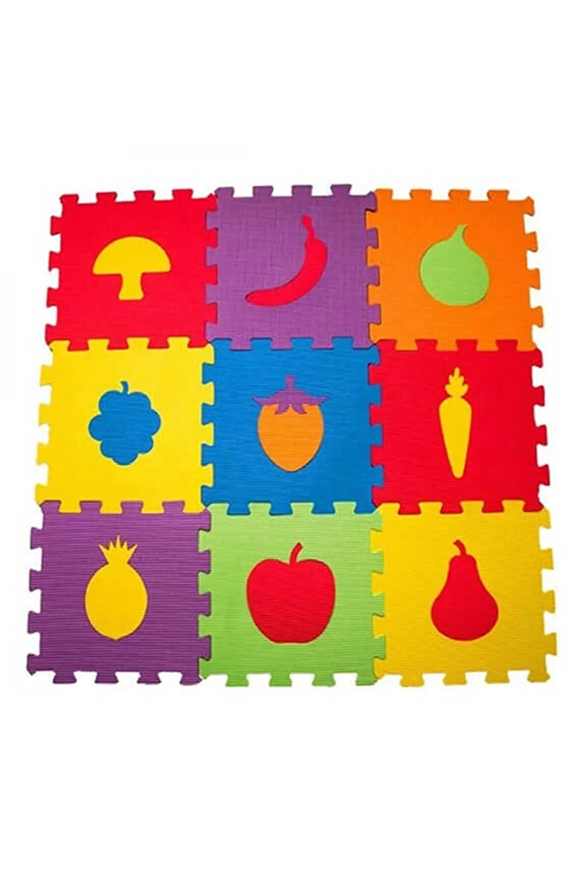 Eva Puzzle Oyun Matı Meyveler 7 Mm 33X33 Cm -- 8695295003045