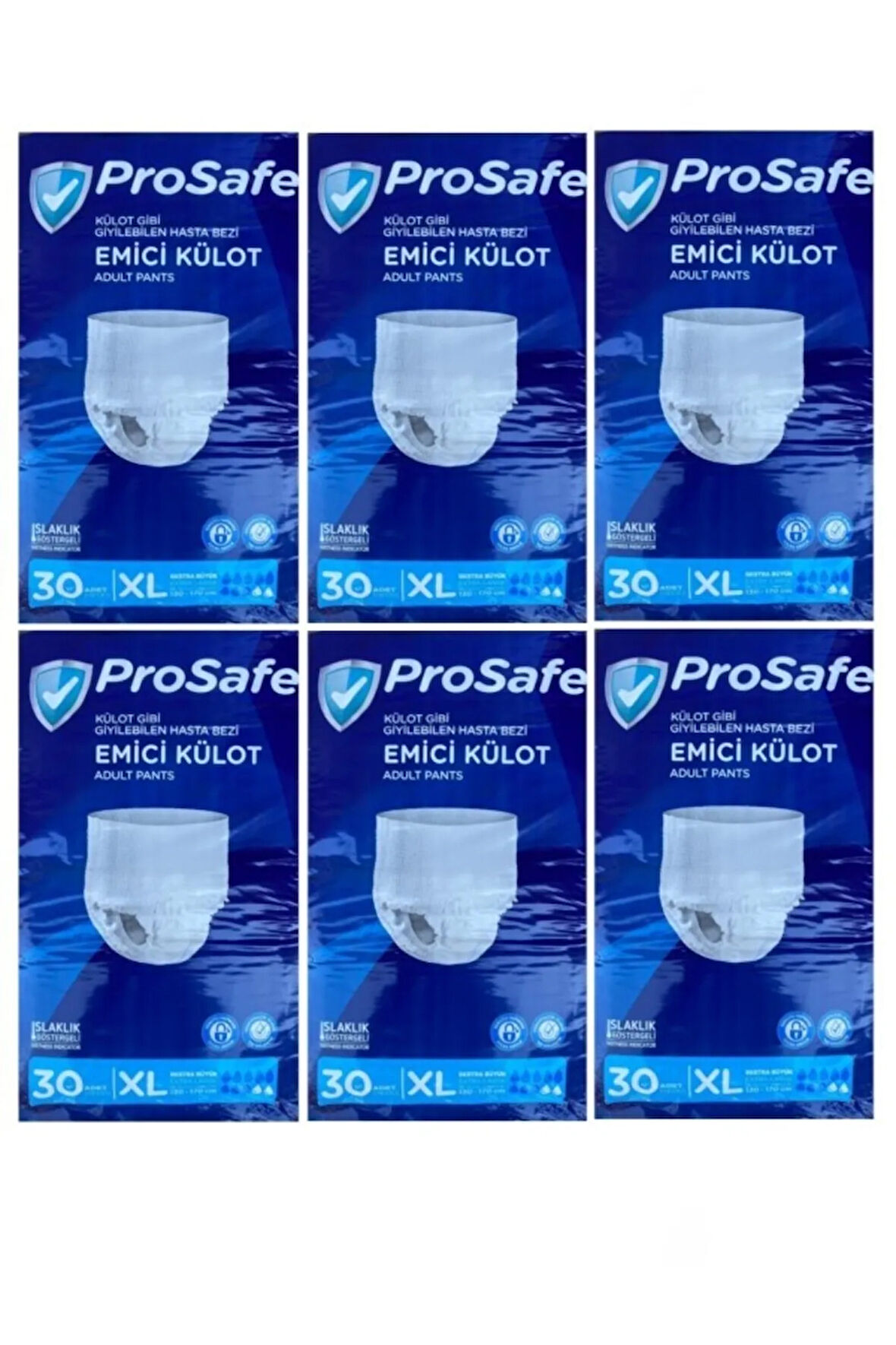 Yetişkin Emici Külot Hasta Bezi Xl Extra Büyük 180 Adet (6pk*30)