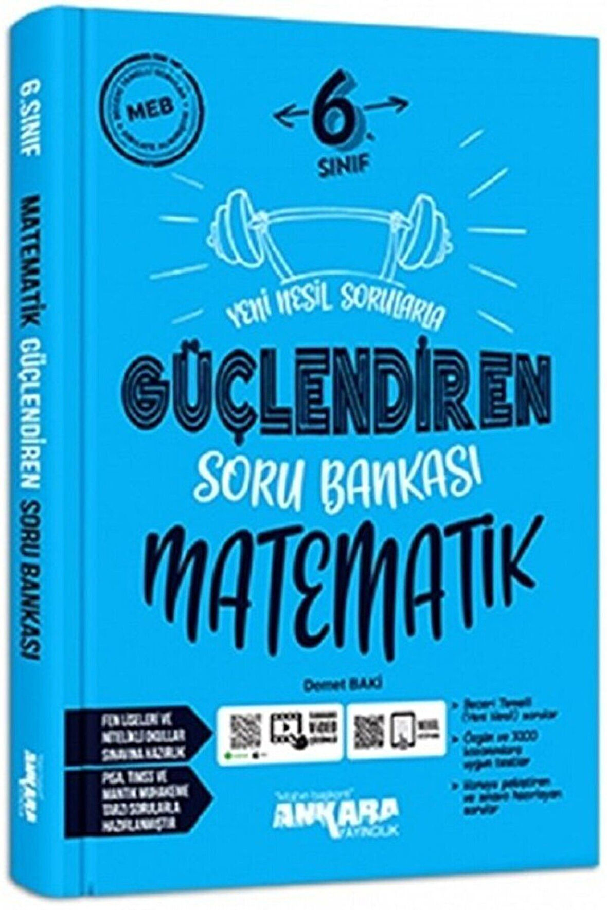 6. Sınıf Güçlendiren Matematik Soru Bankası / Kolektif / Ankara Yayıncılık / 9786052662281