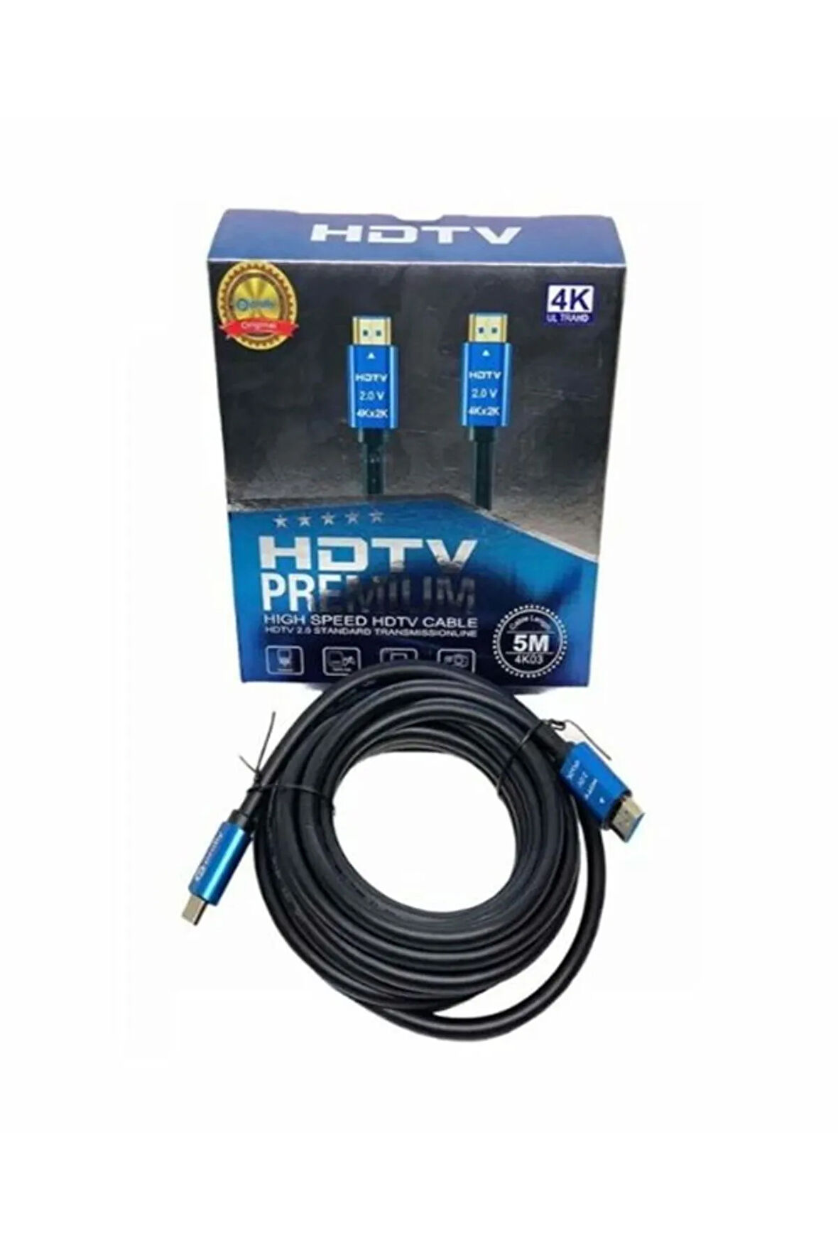 5 METRE 2.0 HDMI Kablo 4K@60Hz x 2K@144Hz Ethernet 18GBS Arc Hdtv 4Kx2K HDMI Kablosu