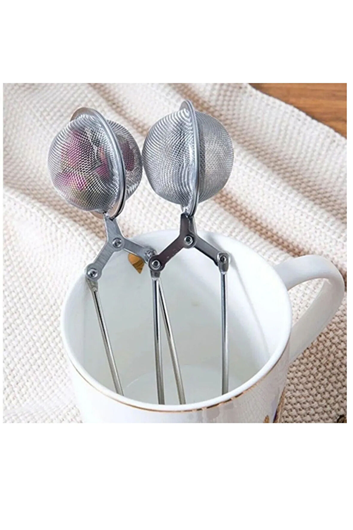 Maşalı Bitki Çayı Süzgeci