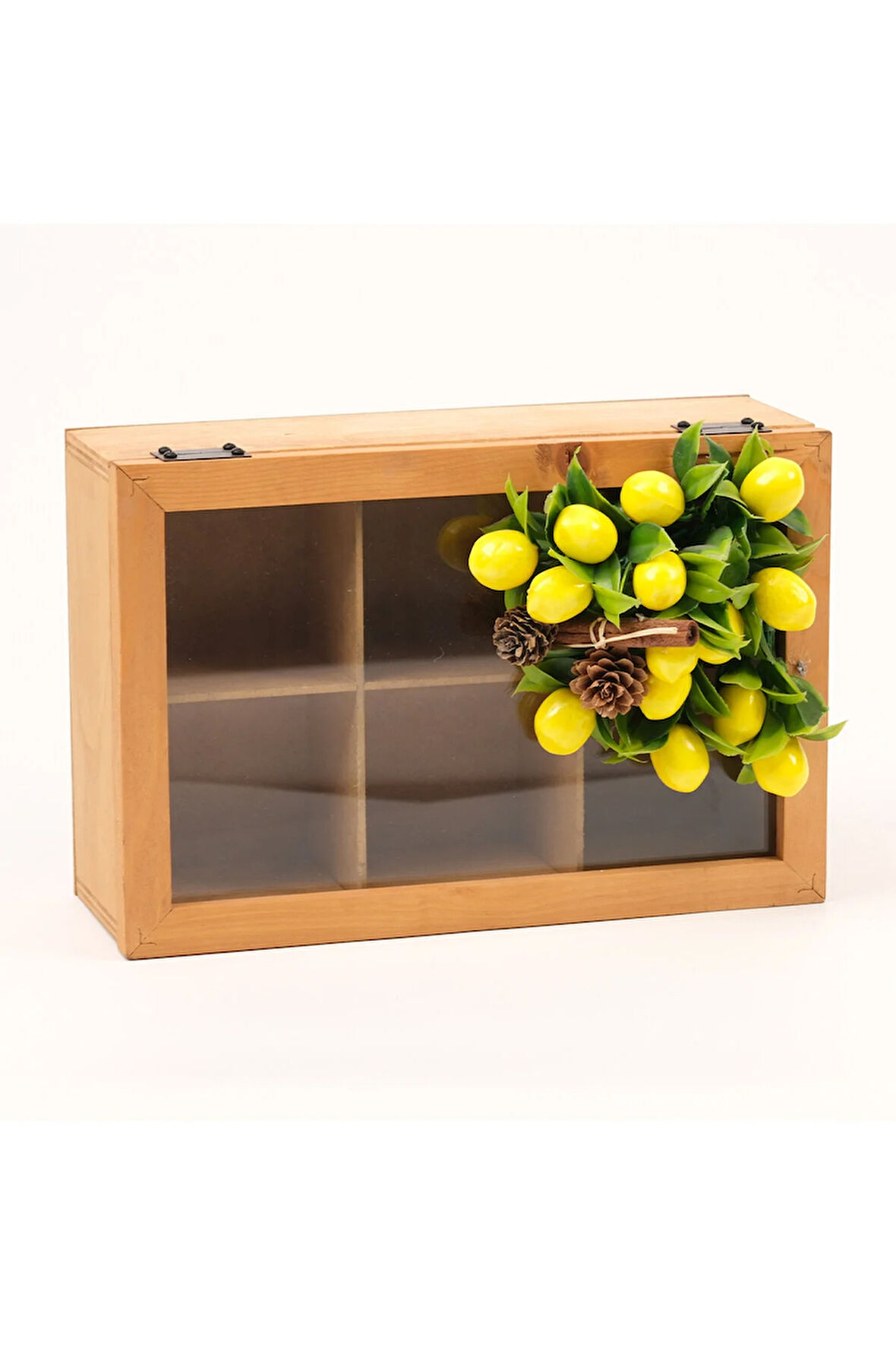 6 Bölmeli Çay Kutusu Limonlu