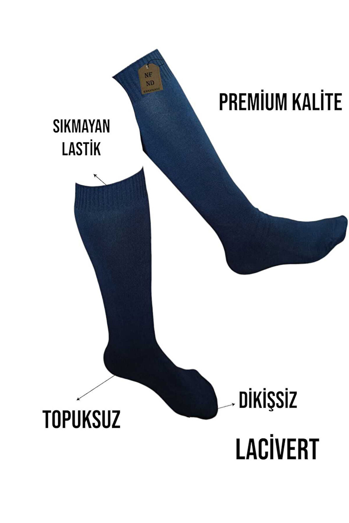ANNE ÇORABI DİZALTI 240 DEN PAMUKLU DİKİŞSİZ SIKMAYAN LASTİK TOPUKSUZ PANTOLON ÇORAP SATEN DOKU LACİ