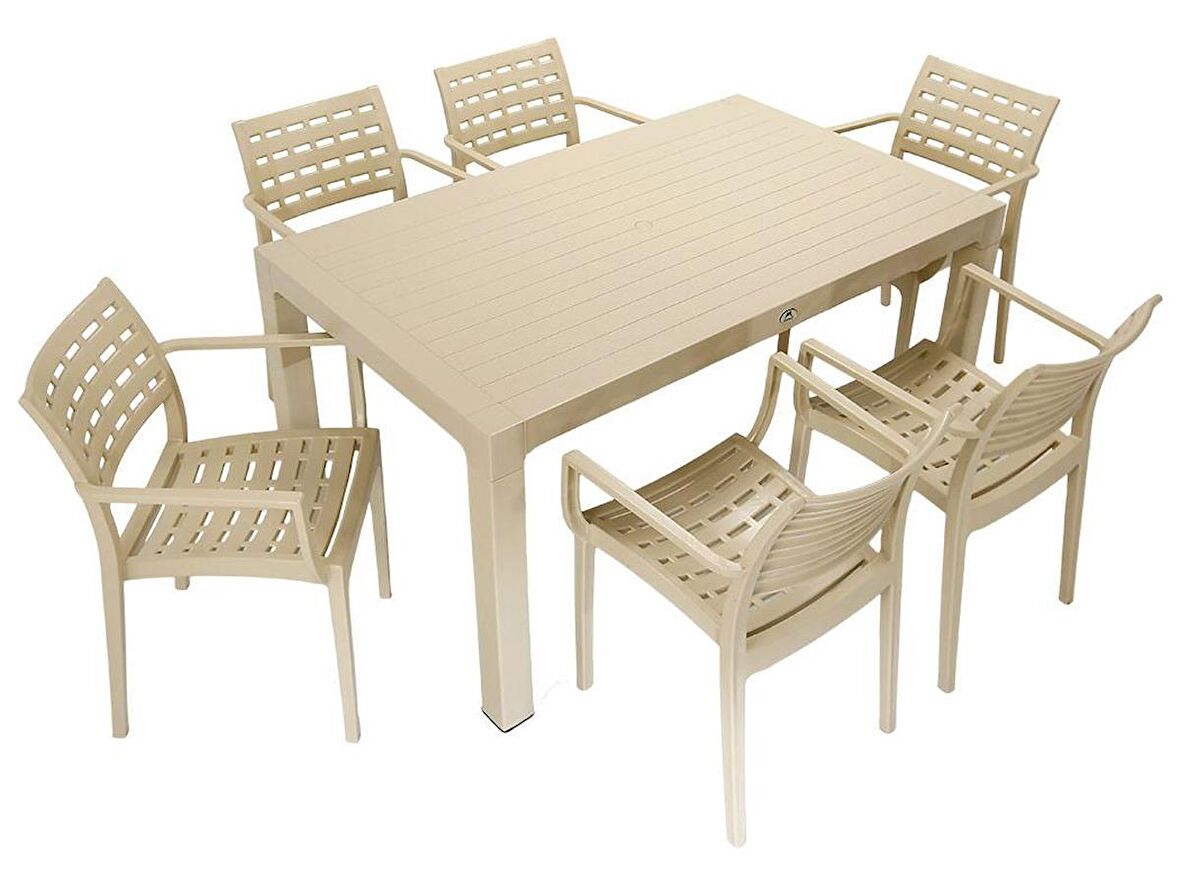 Mandella Wood 90x150 Cafe Koltuk Masa Takımı ÇÖLBEJİ