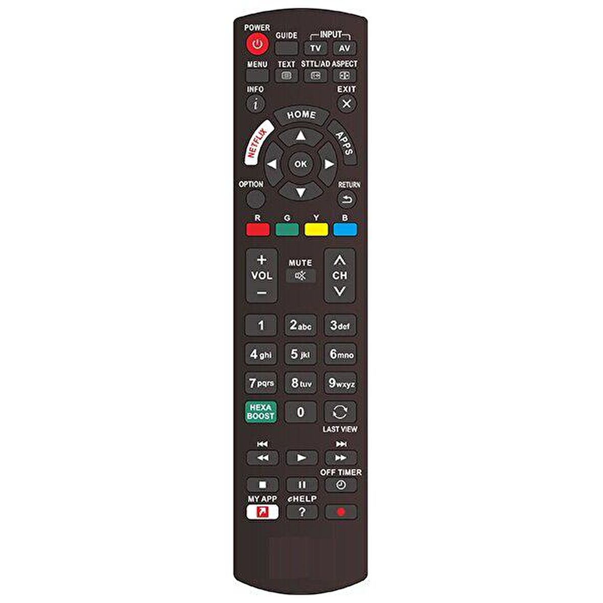 Panasonic N2QAYB001115 Uyumlu Kumanda