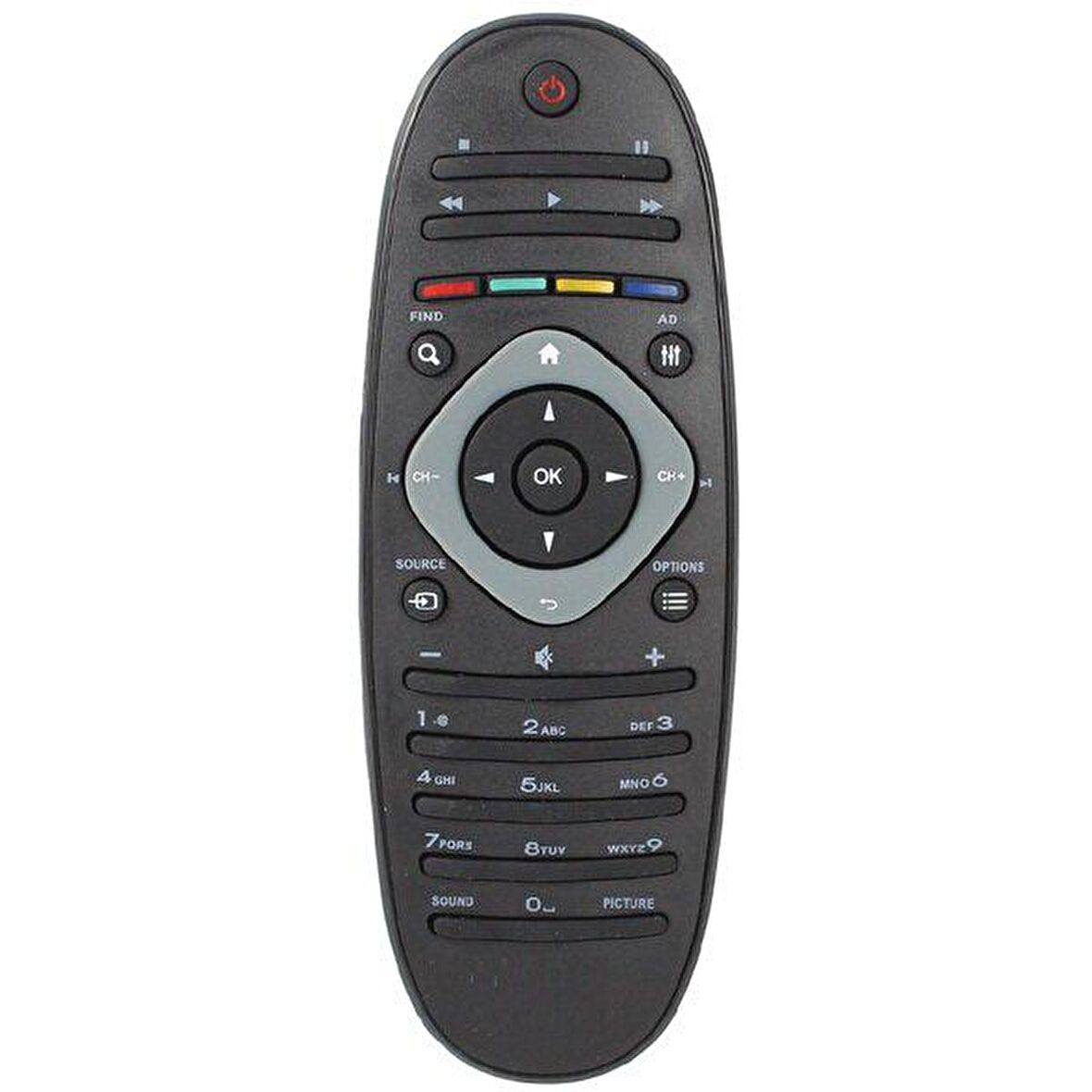 Philips  47PFL7606K/02 Uyumlu Smart Led Televizyon Kumandası