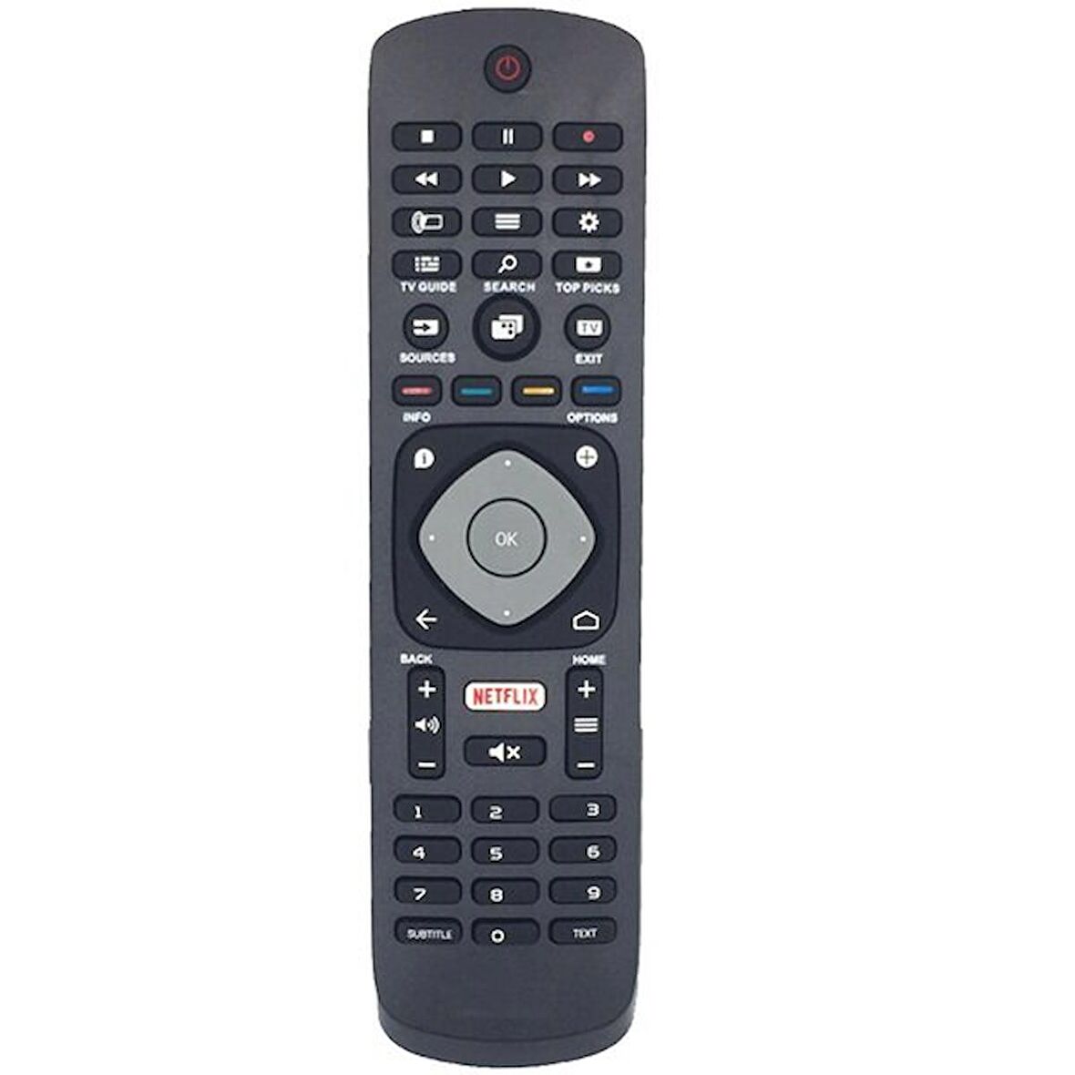 Philips 32PFS5803/62 Uyumlu Ultra İnce Led Televizyon Kumandası