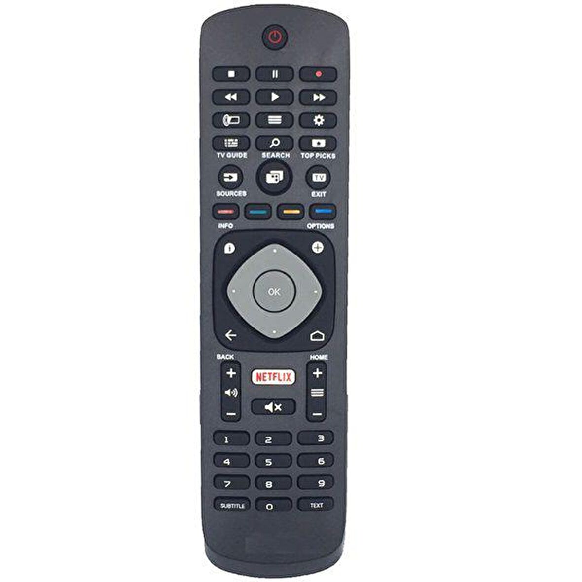 Philips 55PUS7002 4K Smart Led Televizyon Uyumlu Klavyesiz Yedek Kumanda 