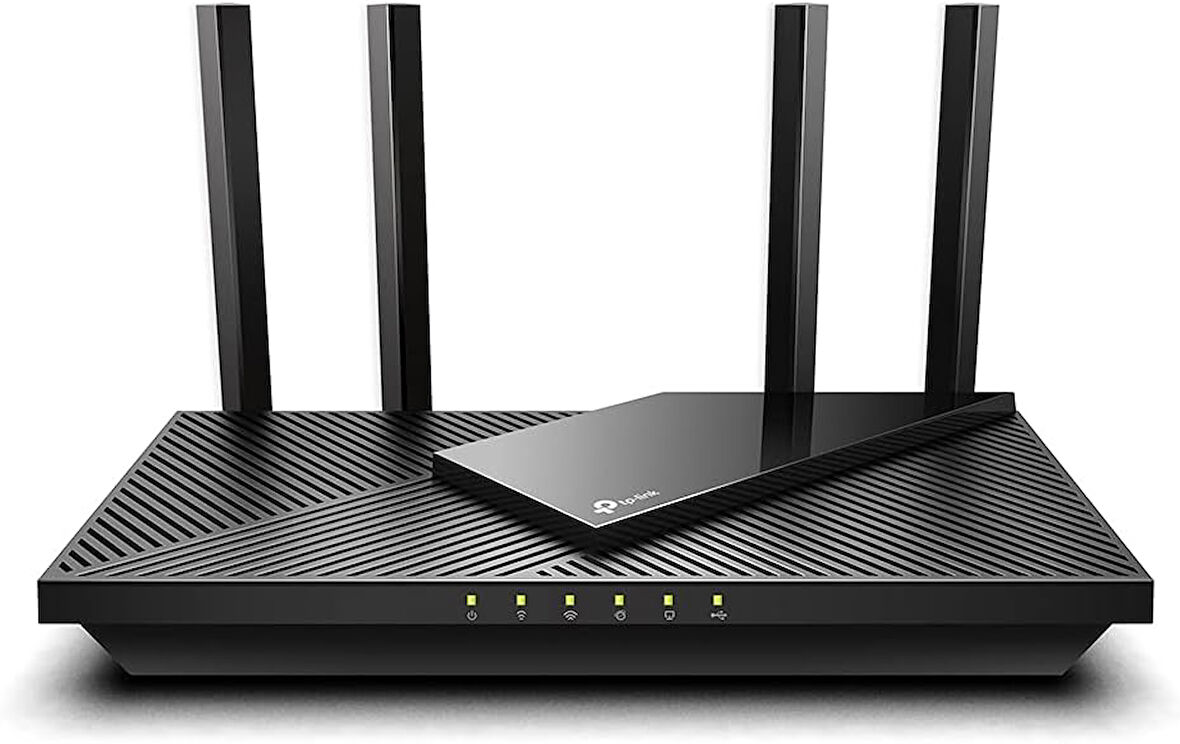 Tp-Link Archer Ax55, Ax3000 Mbps Dual Band Wi-Fi 6 Router, Fiber Destekli, 4× Gigabit Lan Ports, Wpa