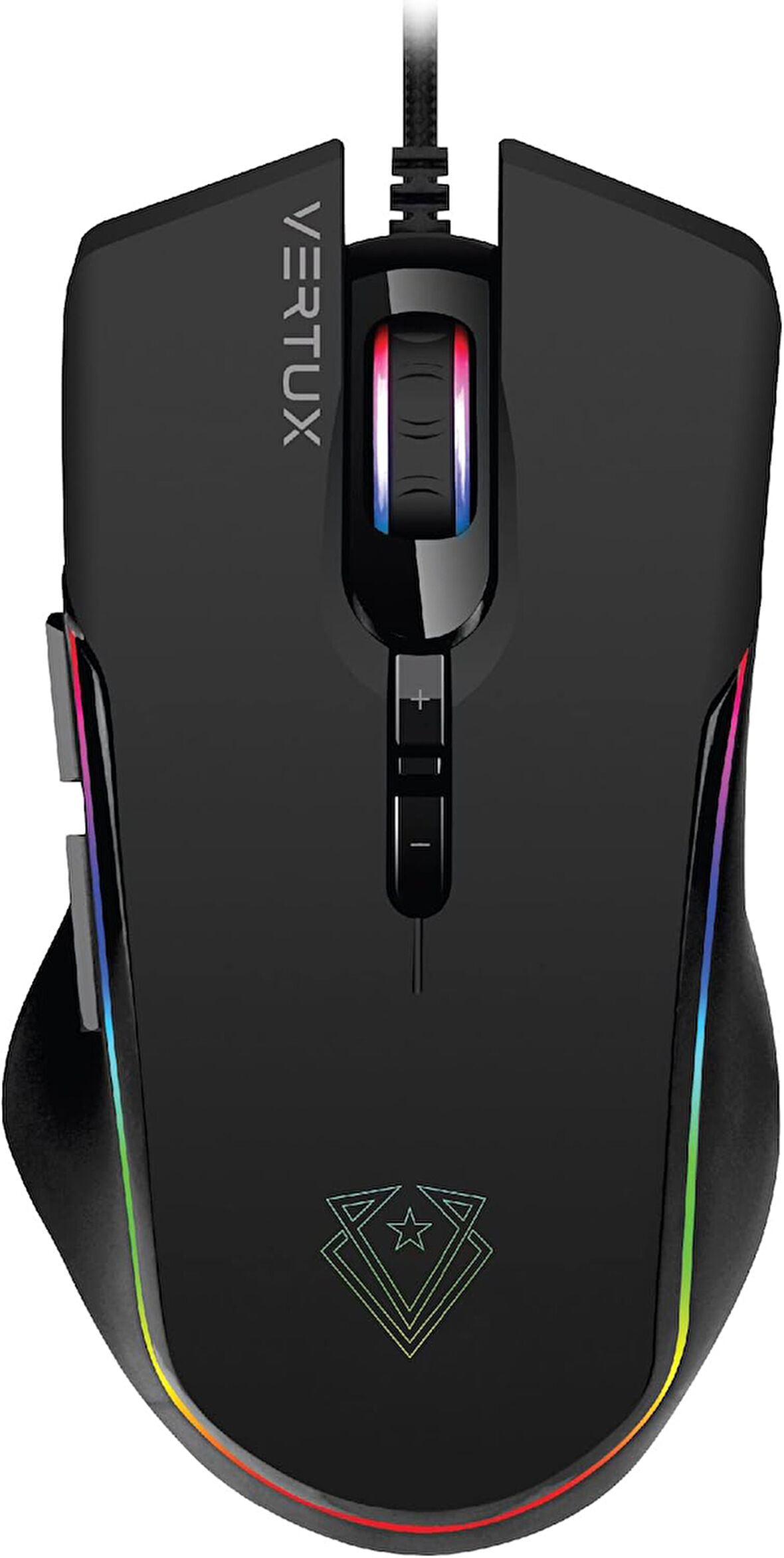 Vertux Oyuncu Mouse Gamecharged™ Hafif Oyun Özel Led Işıklı 10.000 Dpi - Vertux Assaulter