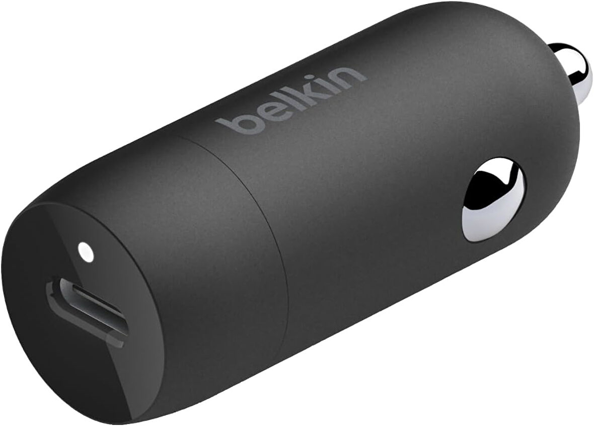Belkin Boostcharge 30W Hızlı Araç Şarj Cihazı, Usb-C Güç Dağıtım Portlu Kompakt Tasarım, Iphone 16,