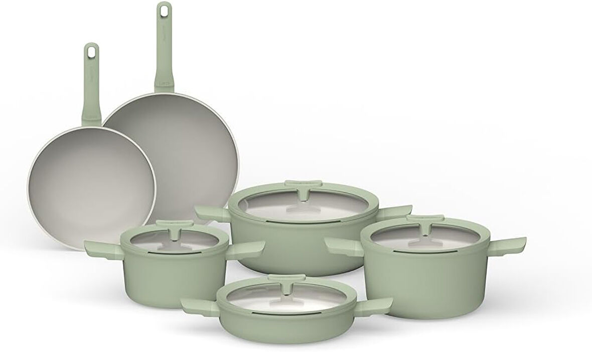 Berghoff Leo Balance 10 Parça Tencere Seti Sage