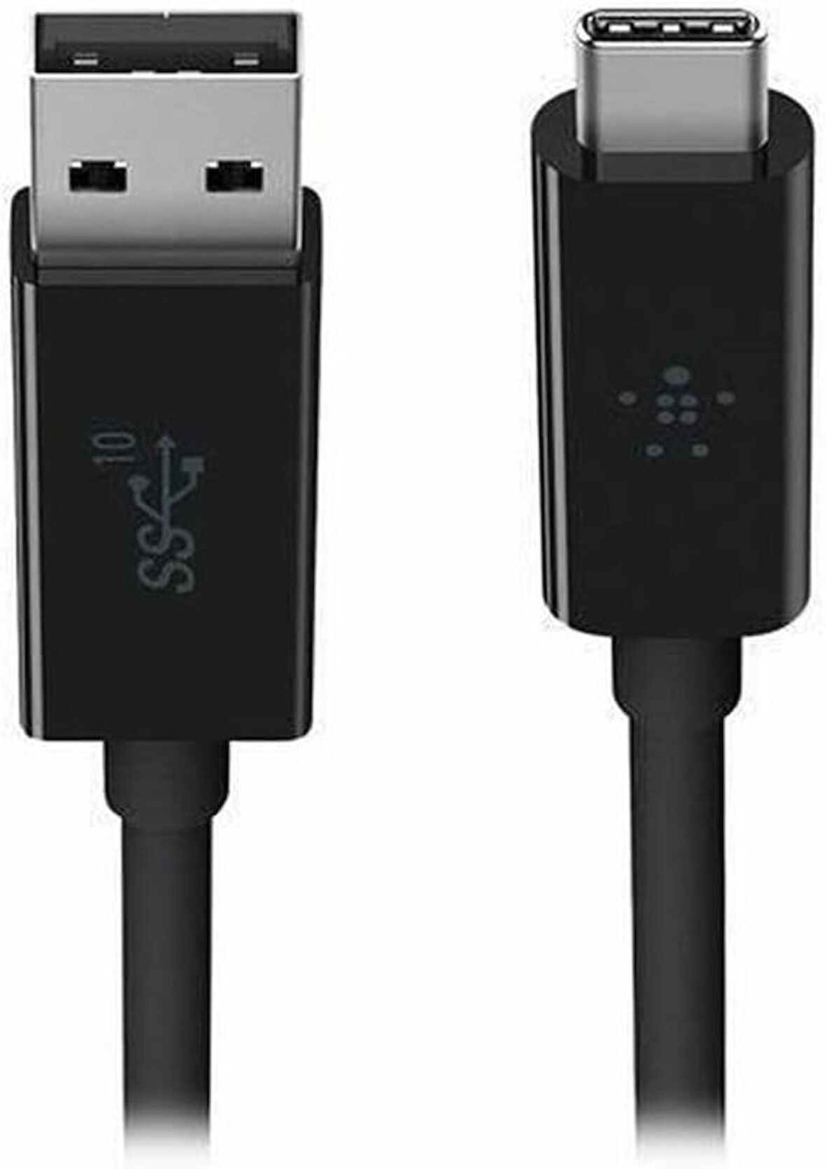 Belkin Usb 3.1 Usb-C - Usb-A Kablosu, 0,9 M (Usb-If Sertifikalı, 10 Gbps, Ultra Hd 4K), Siyah