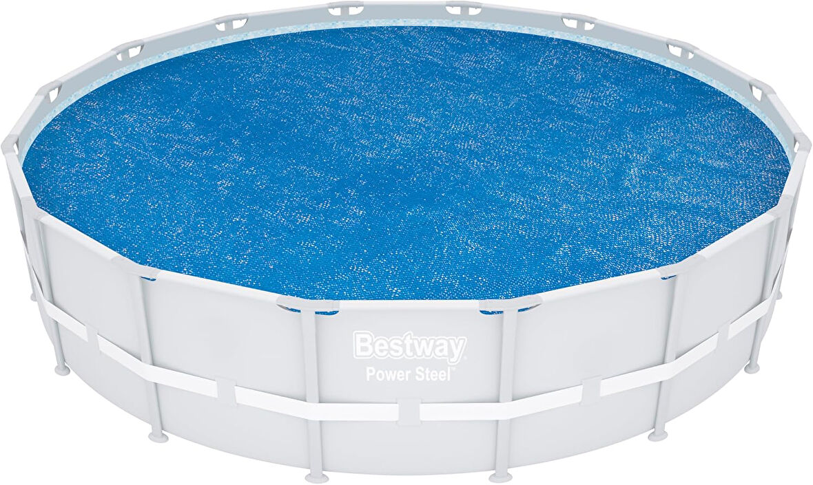 Bestway Polietilen Solar Branda 462 Cm, Mavi, Yuvarlak