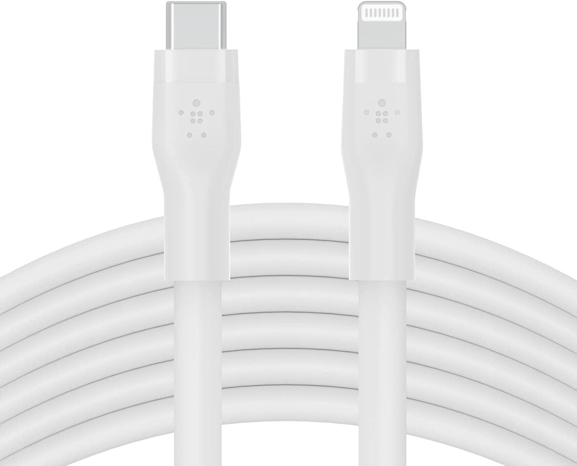 Belkin Boostcharge Flex Silikon Usb Tip C - Lightning Kablosu (3M/10Ft), Mfi Sertifikalı 20W Hızlı Ş