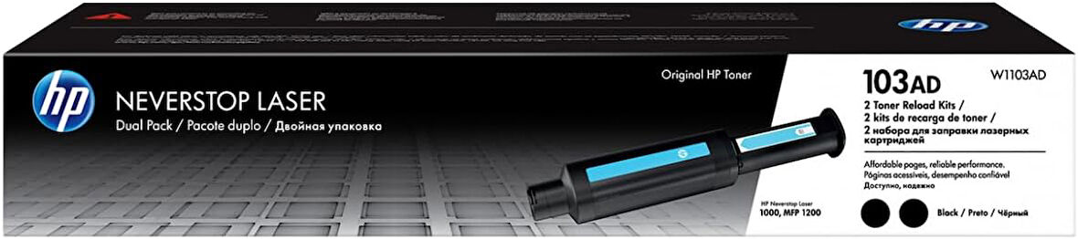 Hp 103Ad Blk 2Pack Laser Recharge Crtg