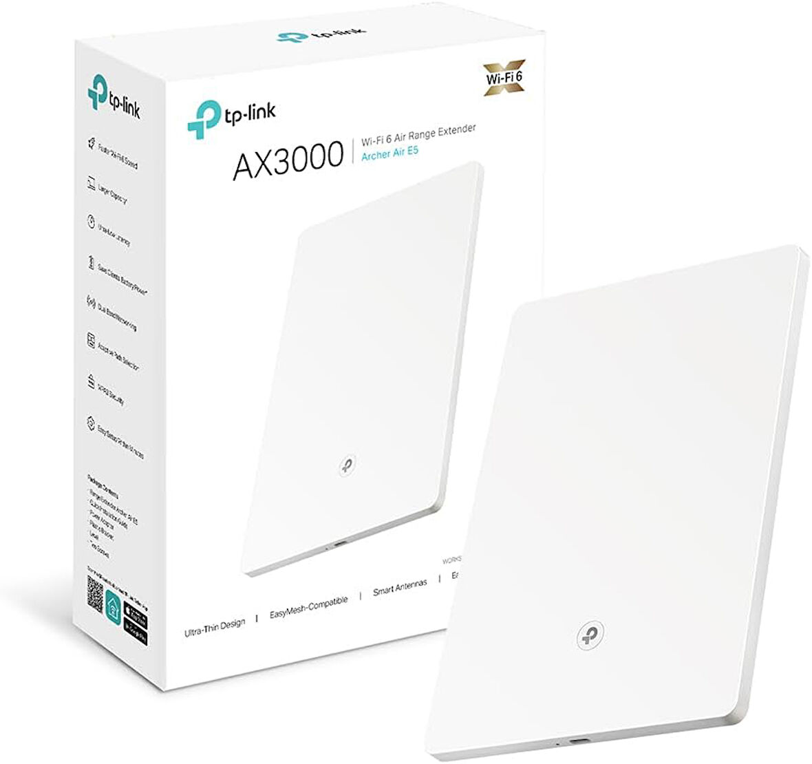 Tp-Link Archer Air R5, Ax3000 Dual-Band Wi-Fi 6 Air Router&Menzil Genişletici, Gigabit Port, Ultra İ