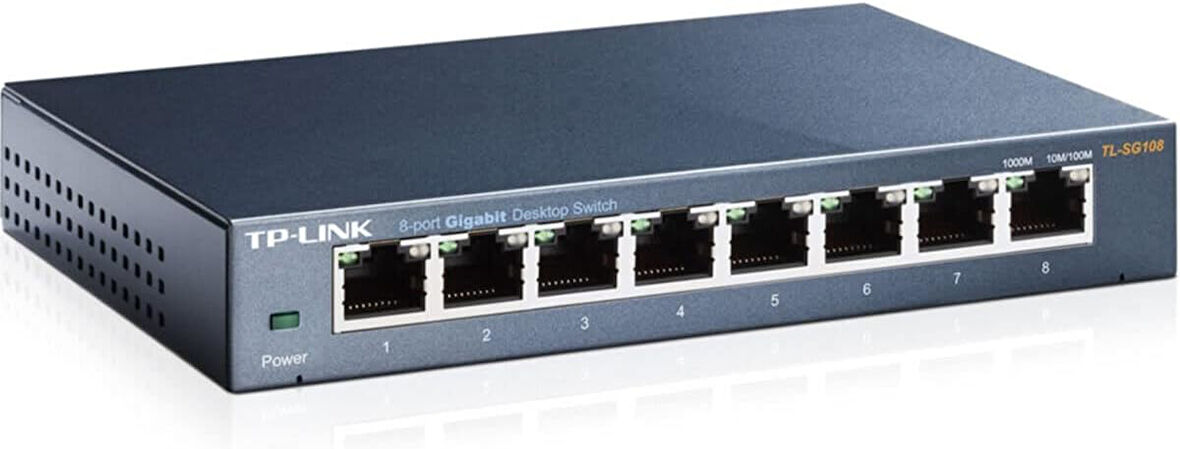 Tp-Link Tl-Sg108 8 Port 10/100/1000 Çelik Gbit Switch