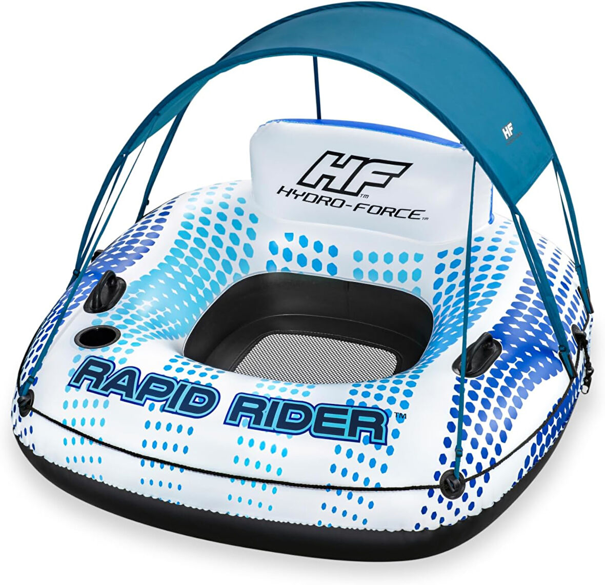 Bestway Hydro-Force Rapid Rider Güneş Tentesi, 123 Cm, File Taban, 1 Bardak Tutucu