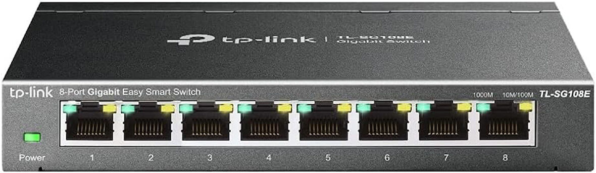 Tp-Link Tl-Sg108E, 8-Port Gigabit Easy Smart Switch