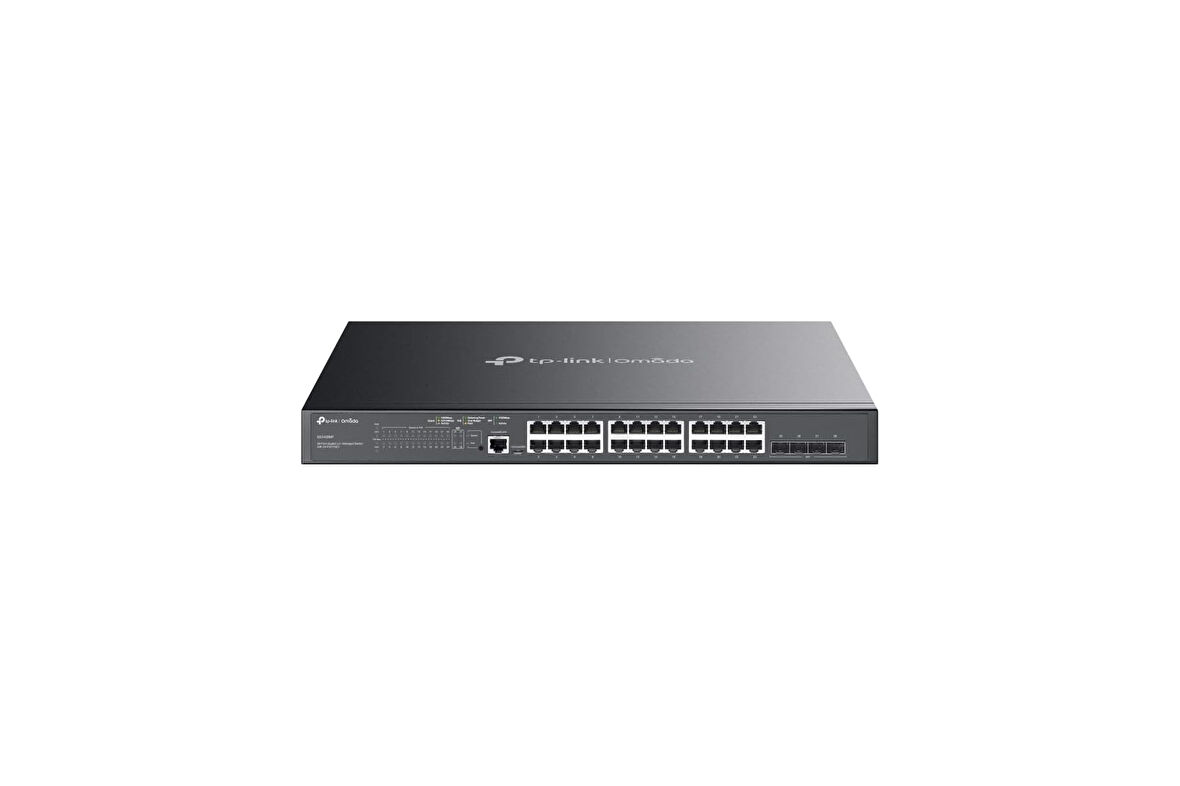 Tp-Link Tl-Sg3428Mp, Jetstream 28-Port Gigabit L2 Managed Switch With 24-Port Poe+