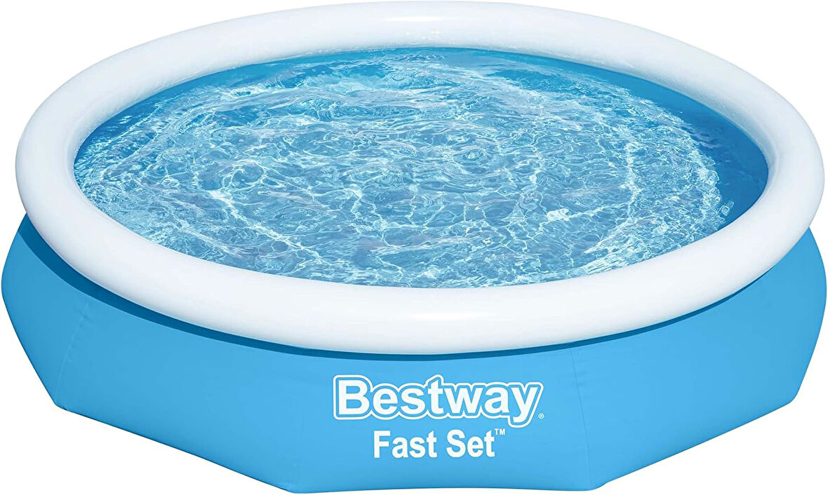 Bestway Fast Set Ayaklı Havuz Pompasız 305 X 66 Cm, Mavi, Yuvarlak