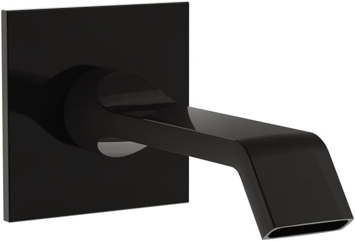 Vitra Suit A4283139 Çıkış Ucu, Parlak Siyah