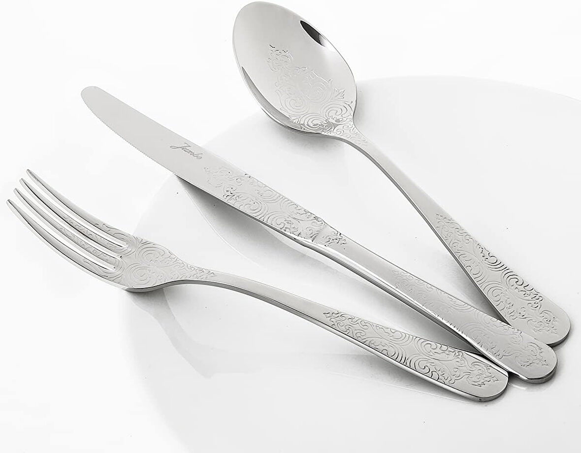 Jumbo Antique 12 Kişilik 84 Parça Çatal Kaşık Bıçak Takımı