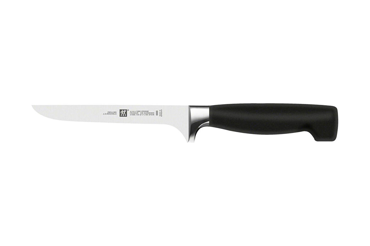 Zwilling Four Star Kemik Sıyırma Bıçağı, Paslanmaz Çelik, Siyah