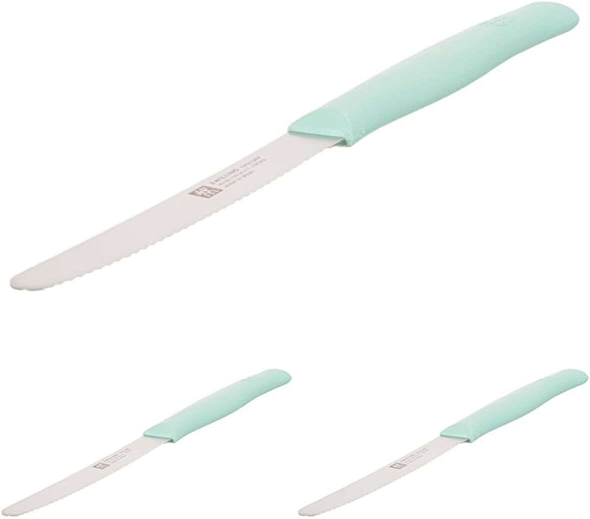 Zwilling Twin Grip Çok Amaçli Biçak | Dalgali Kenar | 12 Cm 3Lü Paket