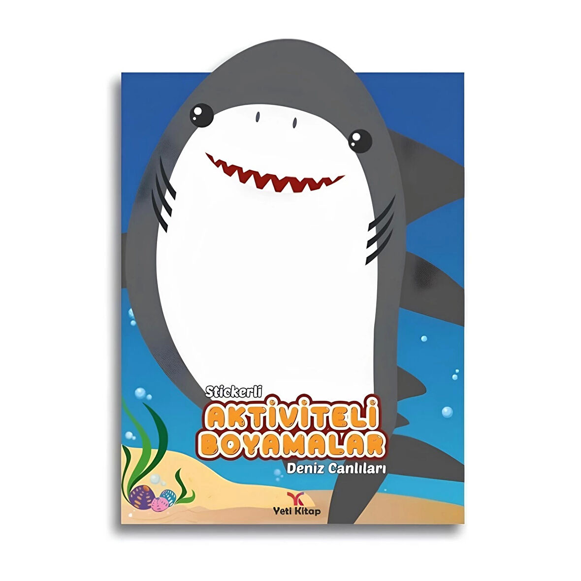Stickerli Aktivite ve Boyamalar Deniz Canlıları Eğitici Çocuk Kitabı