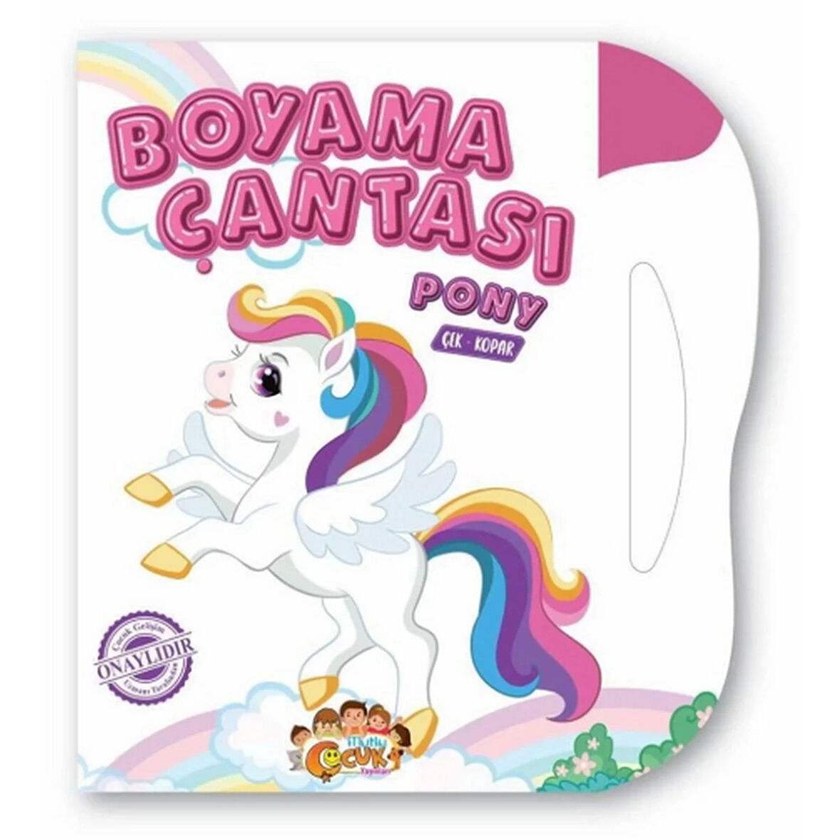 Boyama Çantası Pony 24 Sayfa Eğitici Çocuk Kitabı