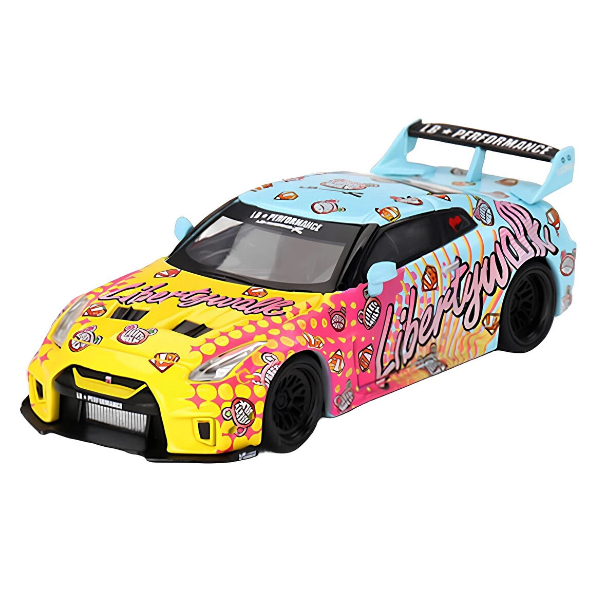 Mini GT 1/64 LB-Silhouette WORKS GT NISSAN 35GT-RR Ver.1 LBWK KUMA Koleksyionluk Metal Model Araba